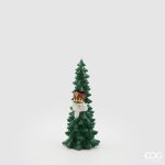 Vela Decorativa Pino con Cabeza de Soldado: 21cm PINE CANDLE H21 D9 C2COD. 613837,700VARIATION GREEN