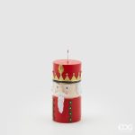 Vela decorativa Soldado Rojo: 16X8cm CANDLE SOLDIER H15,5 D8 C2COD. 613840,400VARIATION RED edg enzo de gasperi vela navidad vela natal nutcracker