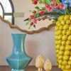 PINECONE CANDLE W/BASE H20 D11 C1 COD. 613708,010 VARIATION GOLD vela decorativa navidad natal pino piña pinha edg enzo de gasperi mesa natal
