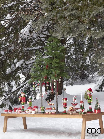 Tetera Hongos Mágicos: 15X20X13cm edg enzo de gasperi tarro navidad pote natal mesa pai natal papá noel taza tarro pote jarra pote de docesgingerbread marzipán fungo cogumelo MUSHROOM RISER H D25 C3 COD. 020358,430