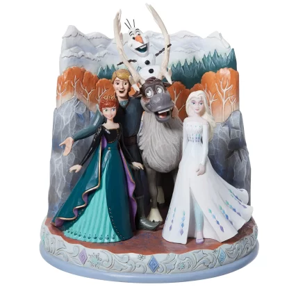 Frozen 2 Carved by Heart 6013077 elsa anna let it go disney traditions jim shore
