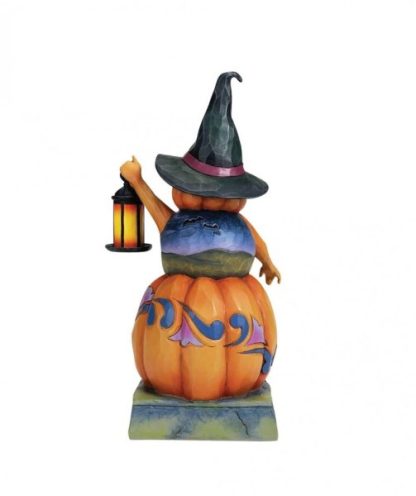 Stacked Pumpkin Witch Figurine6012745"From Dusk 'Til Dawn'"  jim shore heartwood creek abóbora calabaza espantalho bruja bruxa halloween