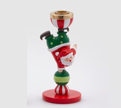 BAB.HOLDER/ CIRCUS.MAN(2ASS)H21 C3 COD. 685858,740 edg enzo de gasperi bola de nieve globo de neve marzipán gingerbread natal navidad papá noel pai natal carrossel carrillon carrusel boneco de neve muñeco de nieve anjo da guarda castiçal vela candelabro portavelas