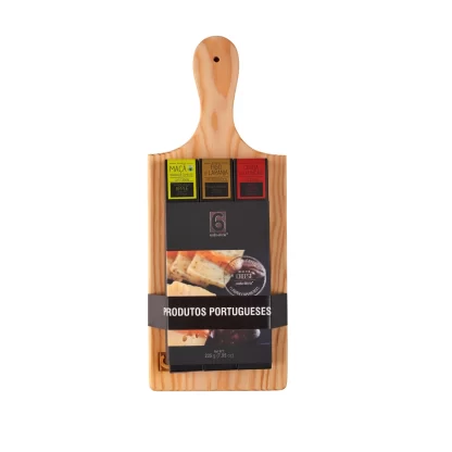 Tábua de Pinho + PACK 3 Sabores Ideal para Queijos Portugueses meia-dúzia portuguese flavours sabores de portugal queijos visita casa amigos família