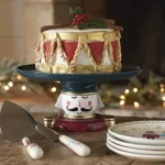KitchenCraft The Nutcracker Collection 26.5 cm Cake Stand mesa natal navidad nutcraker quebra-nozes cascanueces