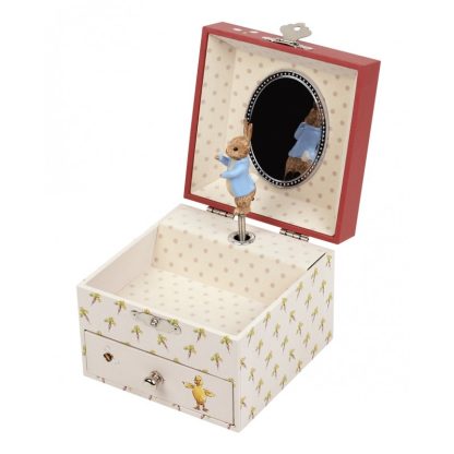 Boite à Musique Cube Peter Rabbit© - CarotteRéférence S20861 caixa de música pedrito coelho petter rabit caja de música joyero