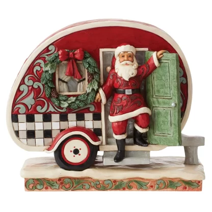 Happiest Holiday Camper - Highland Glen Santa CamperFrom Santas Collection jim shore heartwood creek papá noel pai natal caravana