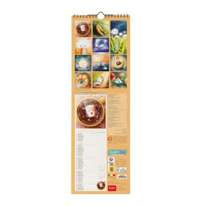 Calendario de Pared 2024 - 16 x 49 cm Artículo n.º VCAL240092 legami calendário 2024