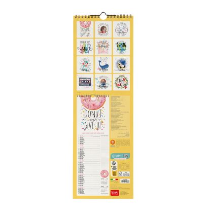 Calendario de Pared 2024 - 16 x 49 cm Artículo n.º VCAL240093 legami calendário 2024