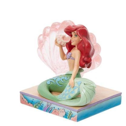 Ariel with Clear Resin Shell6011923This Disney Traditions line by Jim Shore la sirenita a pequena sereia disney traditions ariel the little mermaid