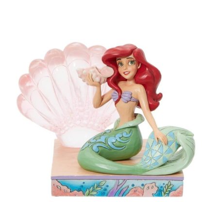 Ariel with Clear Resin Shell6011923This Disney Traditions line by Jim Shore la sirenita a pequena sereia disney traditions ariel the little mermaid