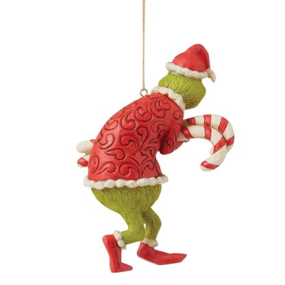 Grinch Stealing Candy Canes Hanging Ornament6009206 grinch navidad natal pendente árvore enesco