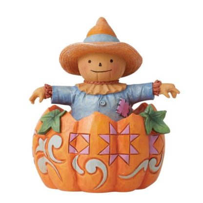 Harvest Pumpkin and Scarecrow Figurine6012759Designed in the iconic style of Jim Shore. halloween abóbora calabaza