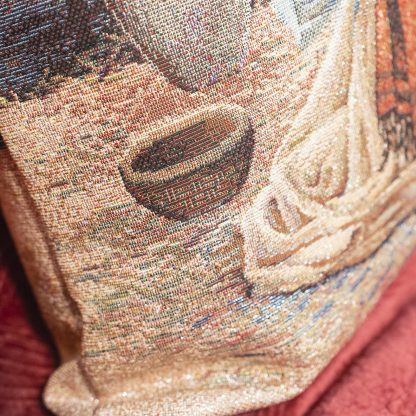 jacquard toalha caminho de mesa runner natal navidad mantel camino de mesa presépion sagrada família cojine almofada natal presépio