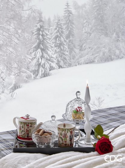 PORCELL.SVAS.MUG.W/MAN.H9.5(350ML)9COD. 011929,170VARIATION WHITE GREEN caneca quebra-nozes natal vaso navidad cascanueces nutcracker