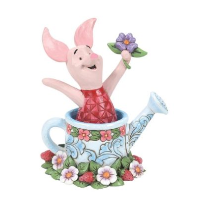 Piglet in a Watering Can Figurine6014320Introducing the delightful Piglet in a Watering Can Figurine from Disney Traditions by Jim Shore
