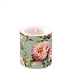 Candle small Peonies composition greenArticle number19218130