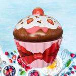Large Cup Cake Strawberry