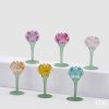 portacandela tulip enzo de gasperi 4400011A999 castiçal vidro lírio edg enzo de gasperi páscoa