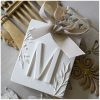 Décor parfumé lettre M - Voile de Lin