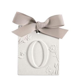 Décor parfumé lettre O - Voile de Lin 
