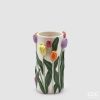TULIP VASE DROP H.26 D.16 C4 COD. 1100204A999 VARIATION MULTICOLOR edg enzo de gasperi jarra vaso tulipas jarrón