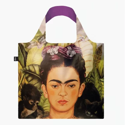 Frida KahloSelf Portrait with Hummingbird Recycled BagFK.SP.R  loqi bags sacos bolsos reutilizáveis