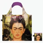 Frida KahloSelf Portrait with Hummingbird Recycled BagFK.SP.R