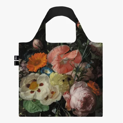 Rachel RuyschStill Life with Flowers on a Marble Tabletop Recycled BagRR.SL loqi bags bolsos sacos reutilizáveis