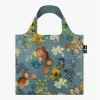 Vincent van Gogh Flower Pattern Blue Bag VGM.AB loqi bags sacos reutilizáveis bolsos reutilizables