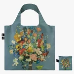 Vincent van GoghFlower Pattern Blue BagVGM.AB loqi bags sacos reutilizáveis bolsos reutilizables