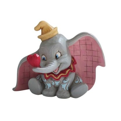 A Gift of Love (Dumbo with Heart Figurine) 6011915 "A Gift of Love" Holding a heart with his trunk, the lovable flying elephant, Dumbo disney traditions jim shore