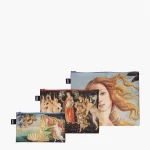 Sandro BotticelliBirth of Venus, Primavera, Portrait of Venus Recycled Zip Pockets loqi sacos bolsas