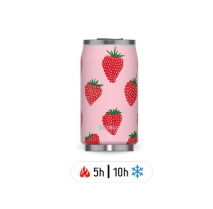 STRAWBERRY INSULATED CAN 280MLA-4343