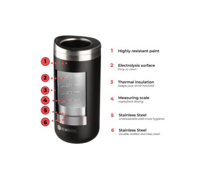 a-4371 travel mug sailor GARRAFA TÉRMICA INOX 500 ML SPLIT PRETA LES ARTISTES aq-4244 split preta