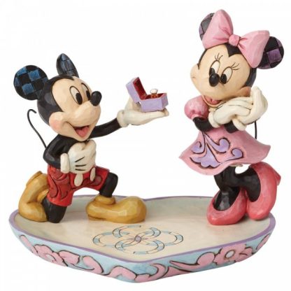 A Magical Moment (Mickey Proposing to Minnie Mouse Figurine)4055436 disney mickey minnie noivos casamento boda topo de bolo