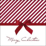 Napkin 33 Christmas bow red FSC MixArticle number33313745