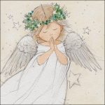 Napkin 33 Praying angel FSC MixArticle number33317905 ambiente guardanapo natal servilleta navidad