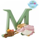 "M" - Cecily ParsleyA5005This charming alphabet letter "M" - Cecily Parsley will make a perfect gift for a child's bedroom, or nursery. Material cast stone