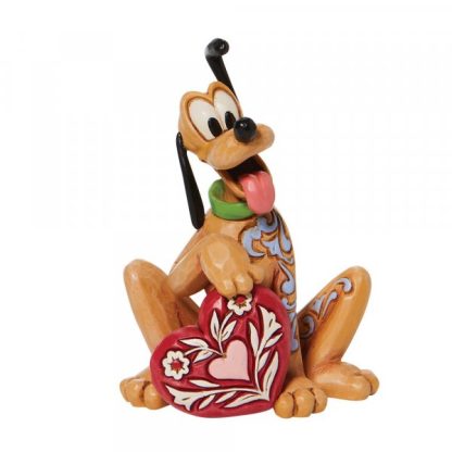 Pluto Heart Mini Figurine6010108Mickey and Minnie Mouse's pet dog, Pluto the pup,