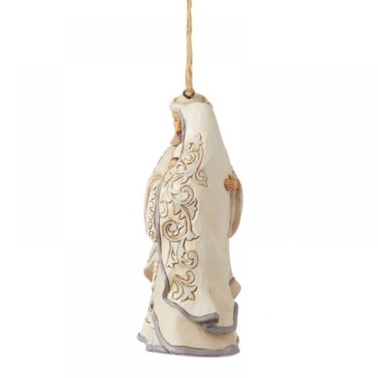 White Woodland Holy Family Hanging Ornament6015165 pai natal papá noel natal navidad jim shore heartwood creek presépio belén natividad