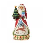 Santa Figurine with LED Vintage Tree6015495