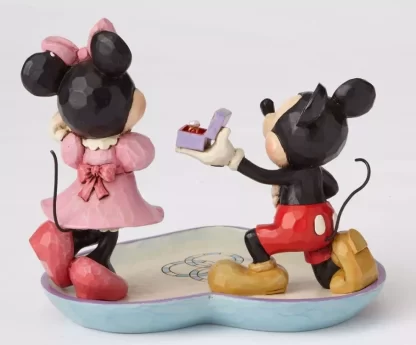 A Magical Moment (Mickey Proposing to Minnie Mouse Figurine)4055436 disney mickey minnie noivos casamento boda topo de bolo