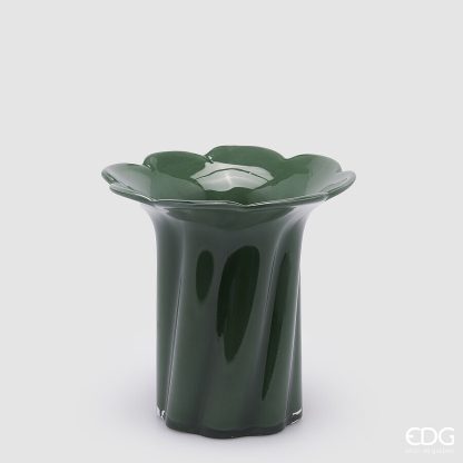 BLOOM VASE H.20 D.21 C4Cod. 1100465A700Variation GREEN