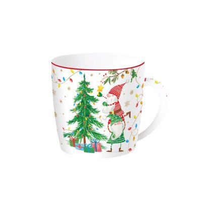 Porcelain mug 350 ml in tin box READY FOR CHRISTMAS