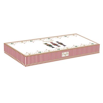 piatto prato plato nutcracker natal navidad easy life Porcelain serving platter 36,5×14 cm NUTCRACKER r2184