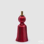 TASSEL CANDLE HOLDER H.35 C4Cod. 4400156A701Variation GREEN GOLD edg enzo de gasperi castiçal