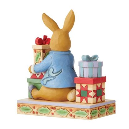 Peter with Presents Figurine6010689 JIM SHORE PETER RABBIT PEDRITO COELHO