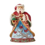 Limited Edition Deluxe Collectors Santa6015494 enesco jim shore heartwood creek pai natal papá noel