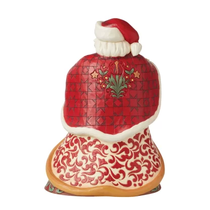 Limited Edition Deluxe Collectors Santa 6015494 enesco jim shore heartwood creek pai natal papá noel